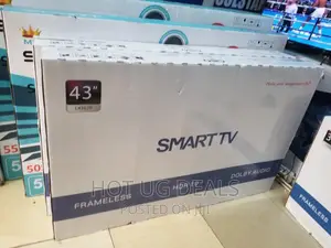 Chiq 43 Inch Frameless Smart Tv Led Tv - Black