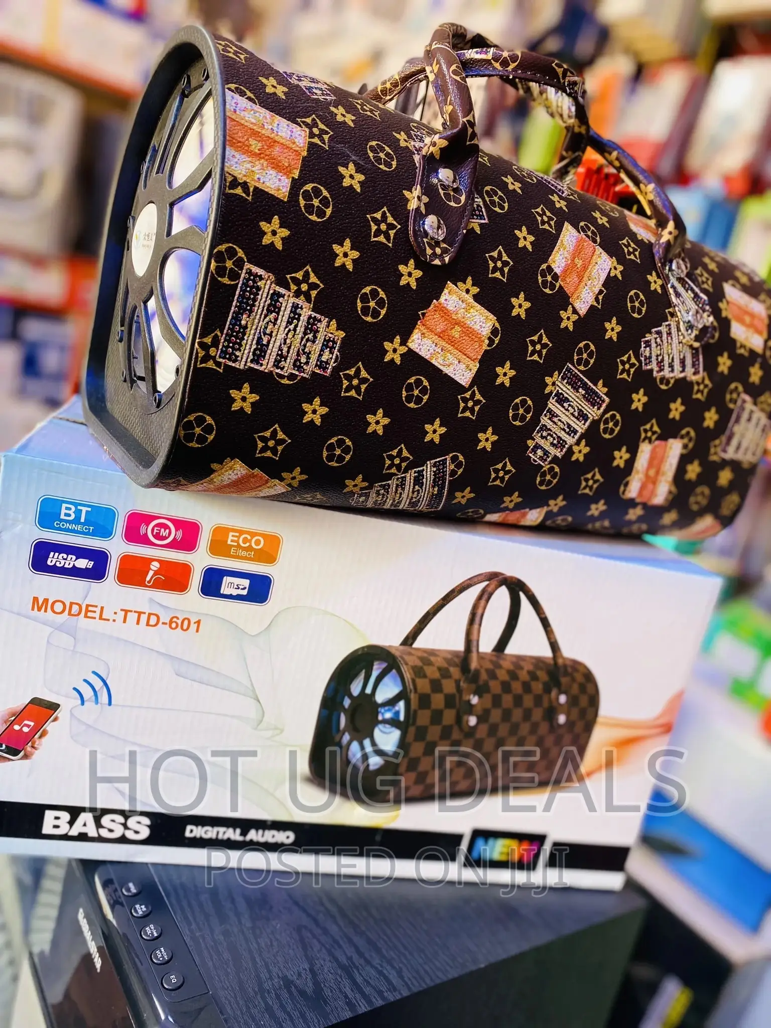 TTD-601 Handbag Speaker Music Player 6.5 Inch Party Speaker