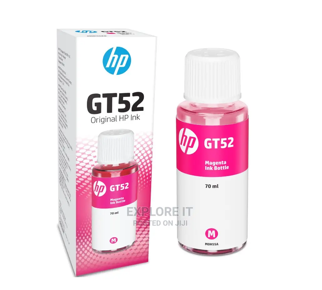 HP GT52 Magenta Original Ink Bottle