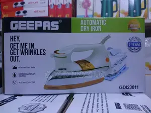 Geepas Automatic Dry Iron With 7 Year Warranty