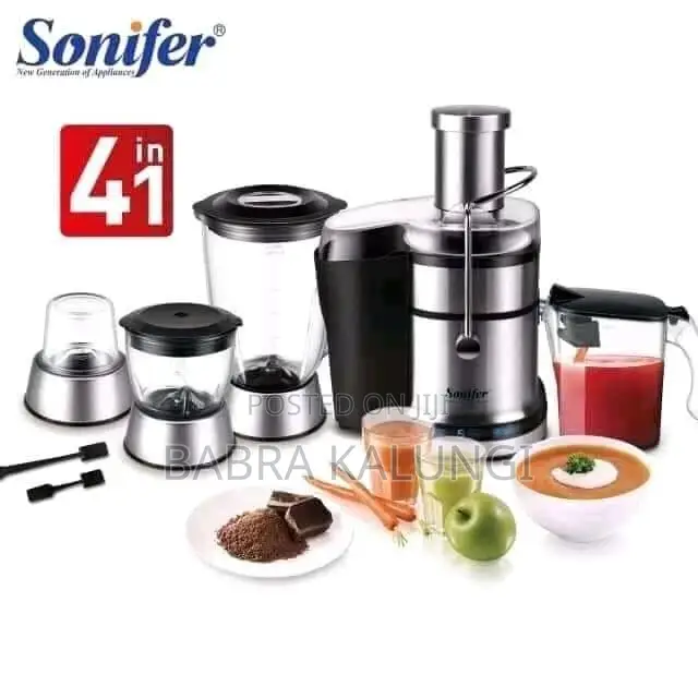 Sonifer 4in1 Multir, Food Processor,1.5l,Bla