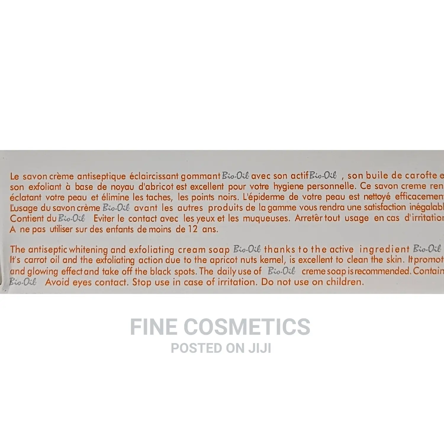 Original BIO OIL Soap Skin Care for Scars, Stretch Marks Etc