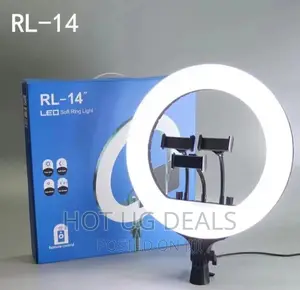 14 Inches Ring Light for Livestream With Tripod Stand- Black