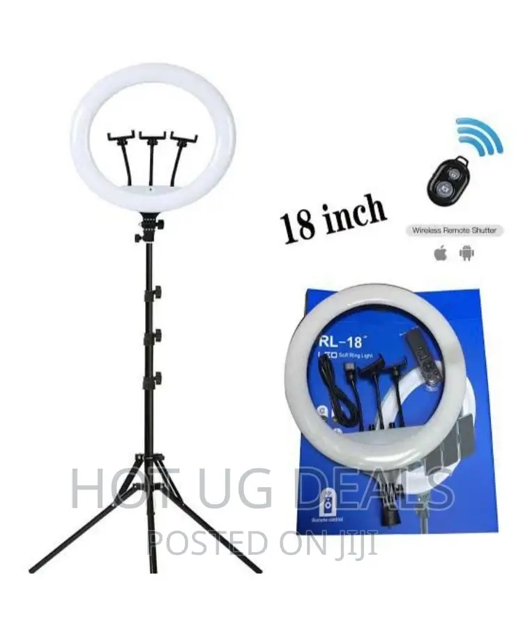 18 Inch Led Ring Light Kit With Tripod Stand Phone Holder