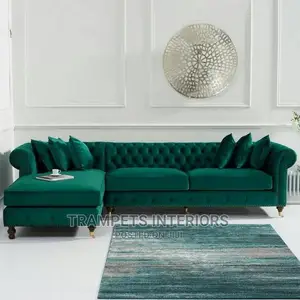 Green Min L Shape Sofa