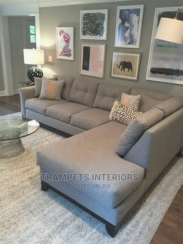 Grey L Sofa Design