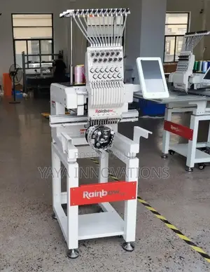 Single Head 12 Needles Embroidery Machine Multifunctional