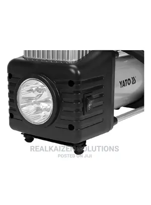 YATO 12V Portable Car Air Compressor With LED Lamp 250W