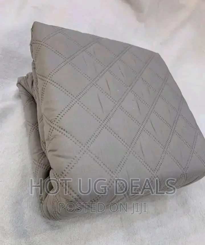 6x6 Quilted Waterproof Mattress Protector - Grey