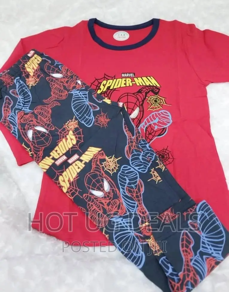 Unisex Children Night Wear Set (8 - 10 Years)- Multicolour