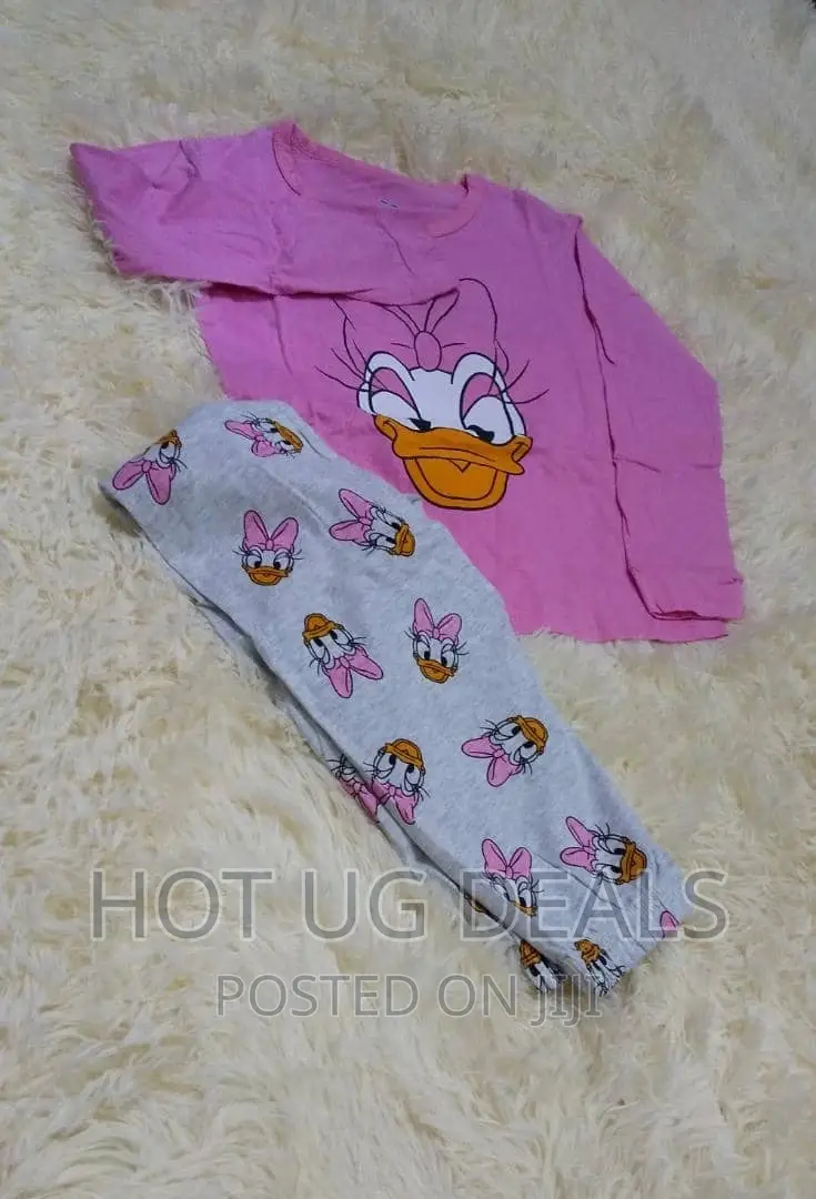 Unisex Children Night Wear Set (8 - 10 Years)- Multicolour