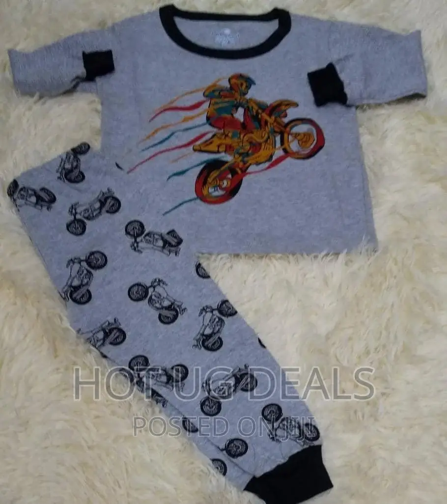 Unisex Children Night Wear Set (8 - 10 Years)- Multicolour