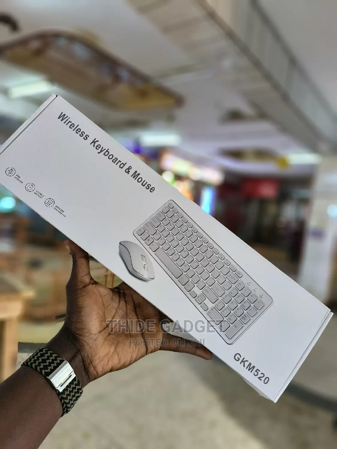 Wireless Keyboard and Mouse Combo White in Central Division Computer