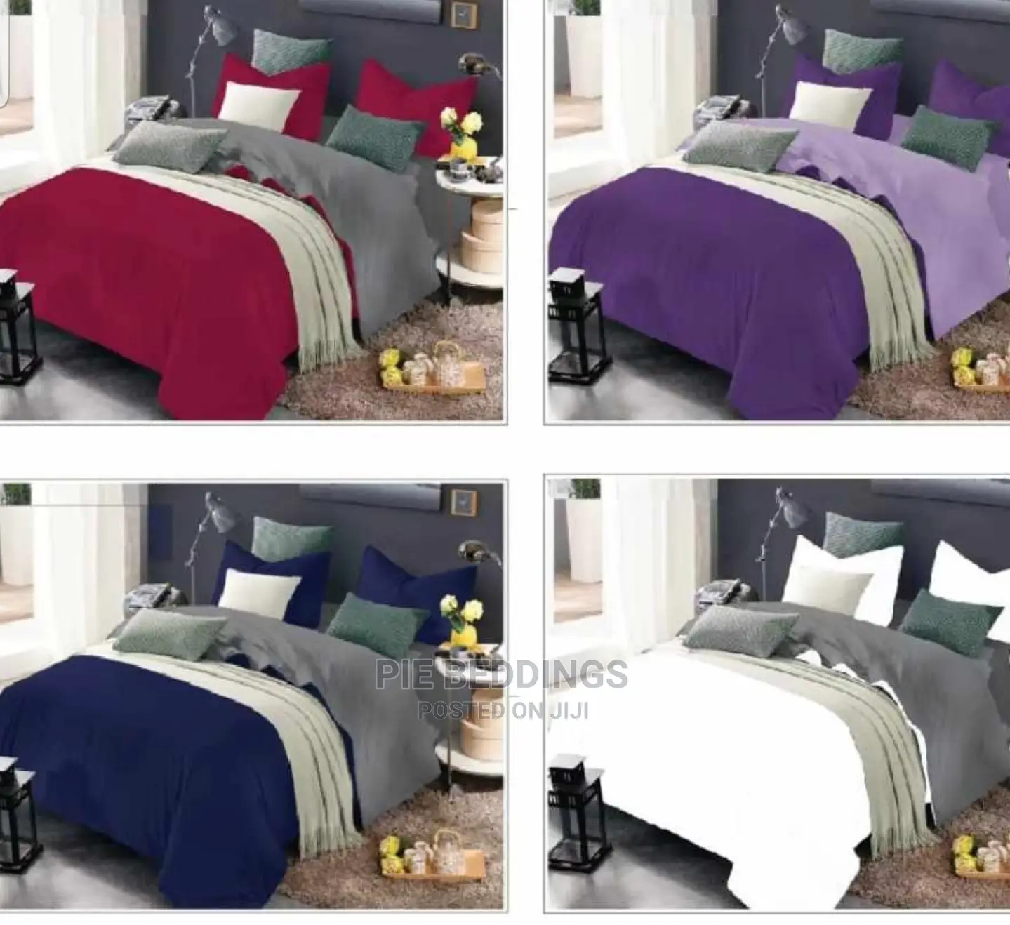 Duvet Cover With 4 Pillow Cases