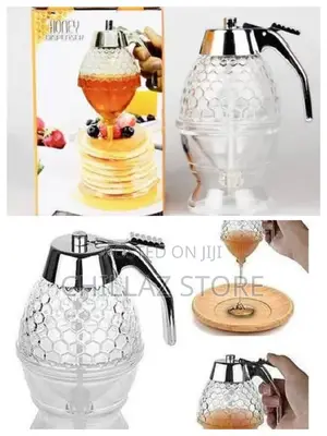 Honey Glass Dispenser.