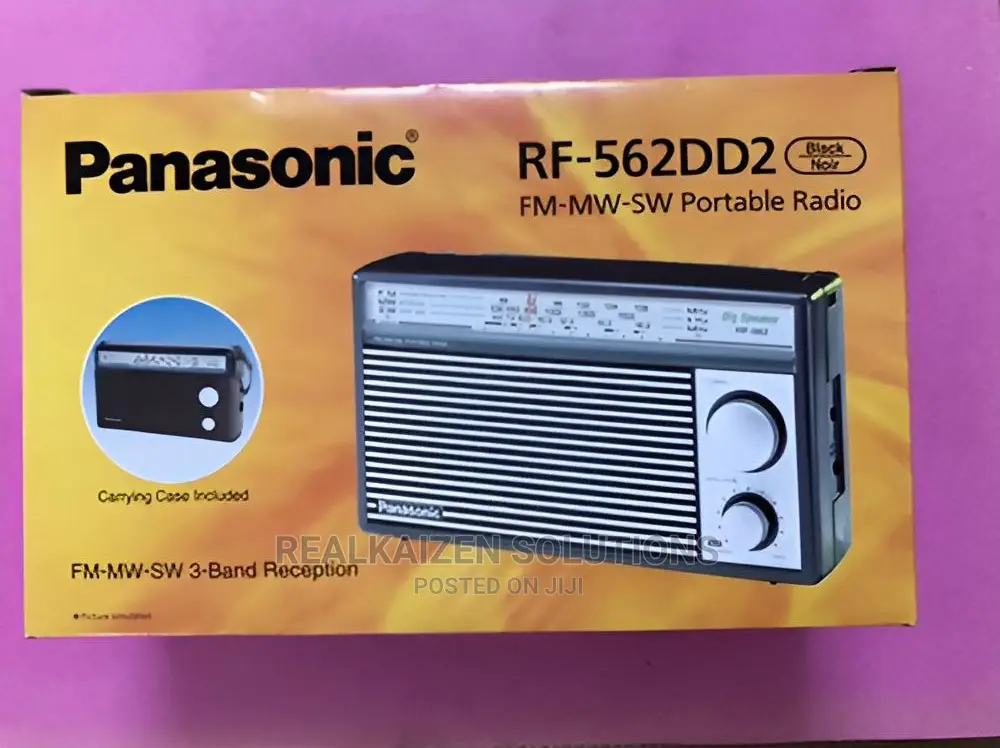 PANASONIC FM-MW-SW Portable Battery Retro Radio RF-562DD2