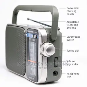 PANASONIC Portable AM | FM Battery AC Operated Analog Radio