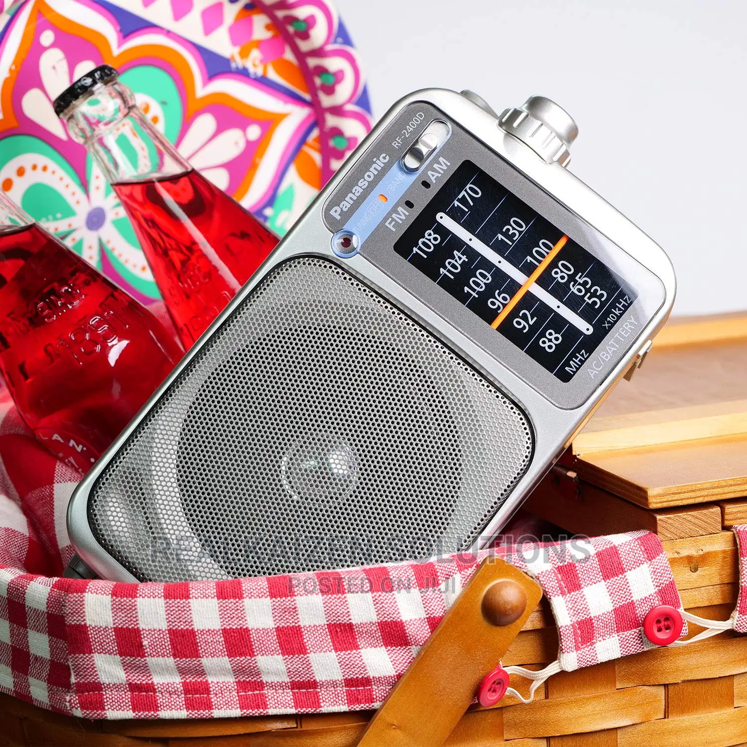PANASONIC Portable AM | FM Battery AC Operated Analog Radio