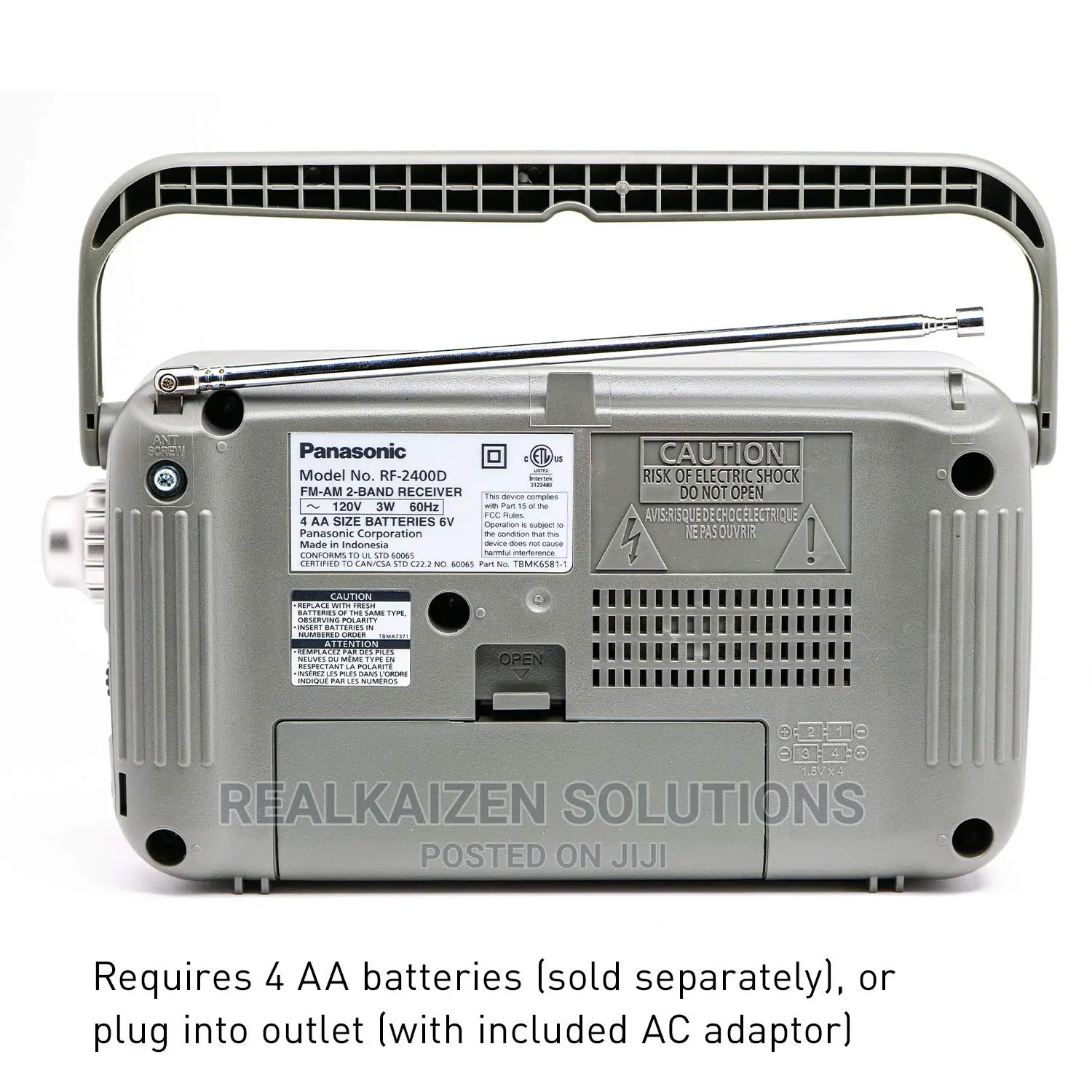 PANASONIC Portable AM | FM Battery AC Operated Analog Radio