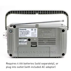 PANASONIC Portable AM | FM Battery AC Operated Analog Radio