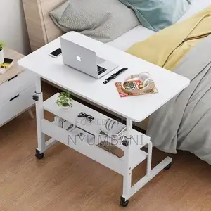 Laptop Table With Shelves