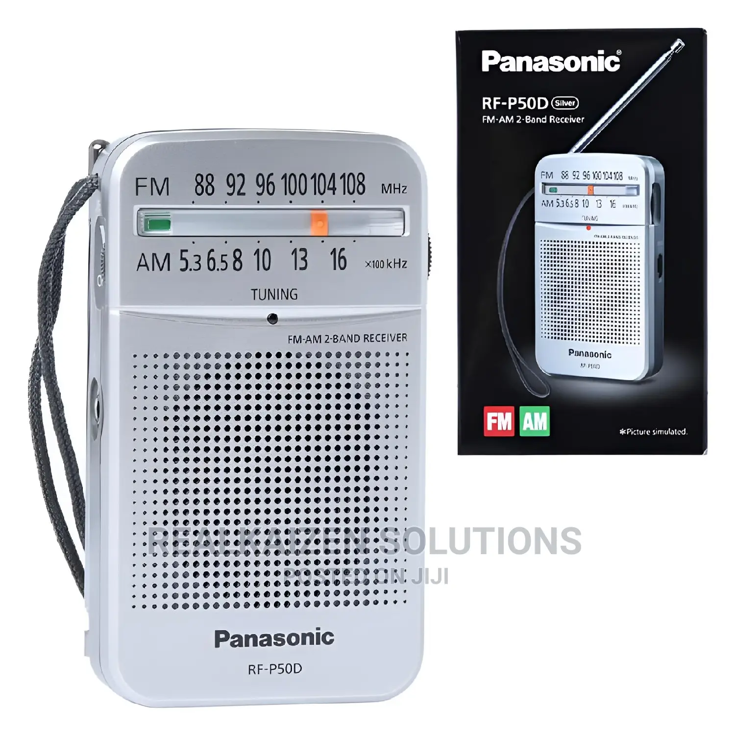 Panasonic Rf-P50d Pocket Am | Fm Radio