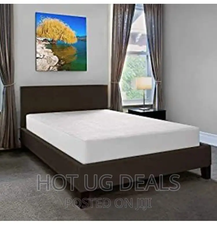 6*6 Waterproof Mattress Protector Cover 100*190*20cm - White