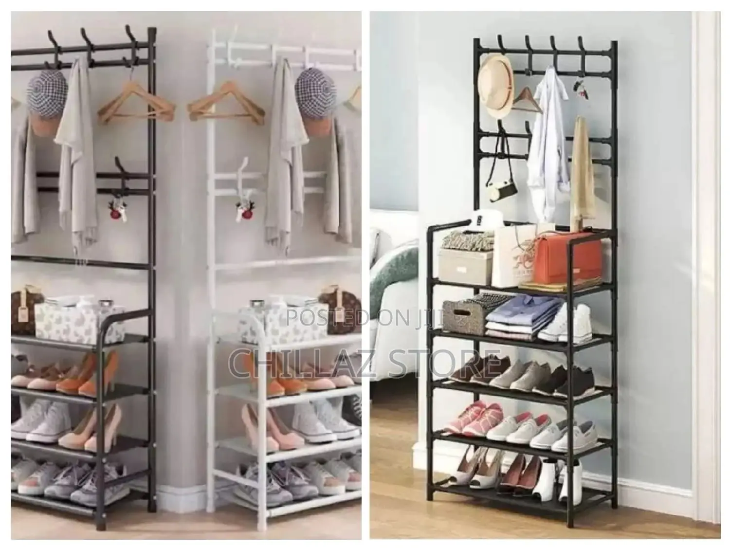 Shoe and Hat Rack.