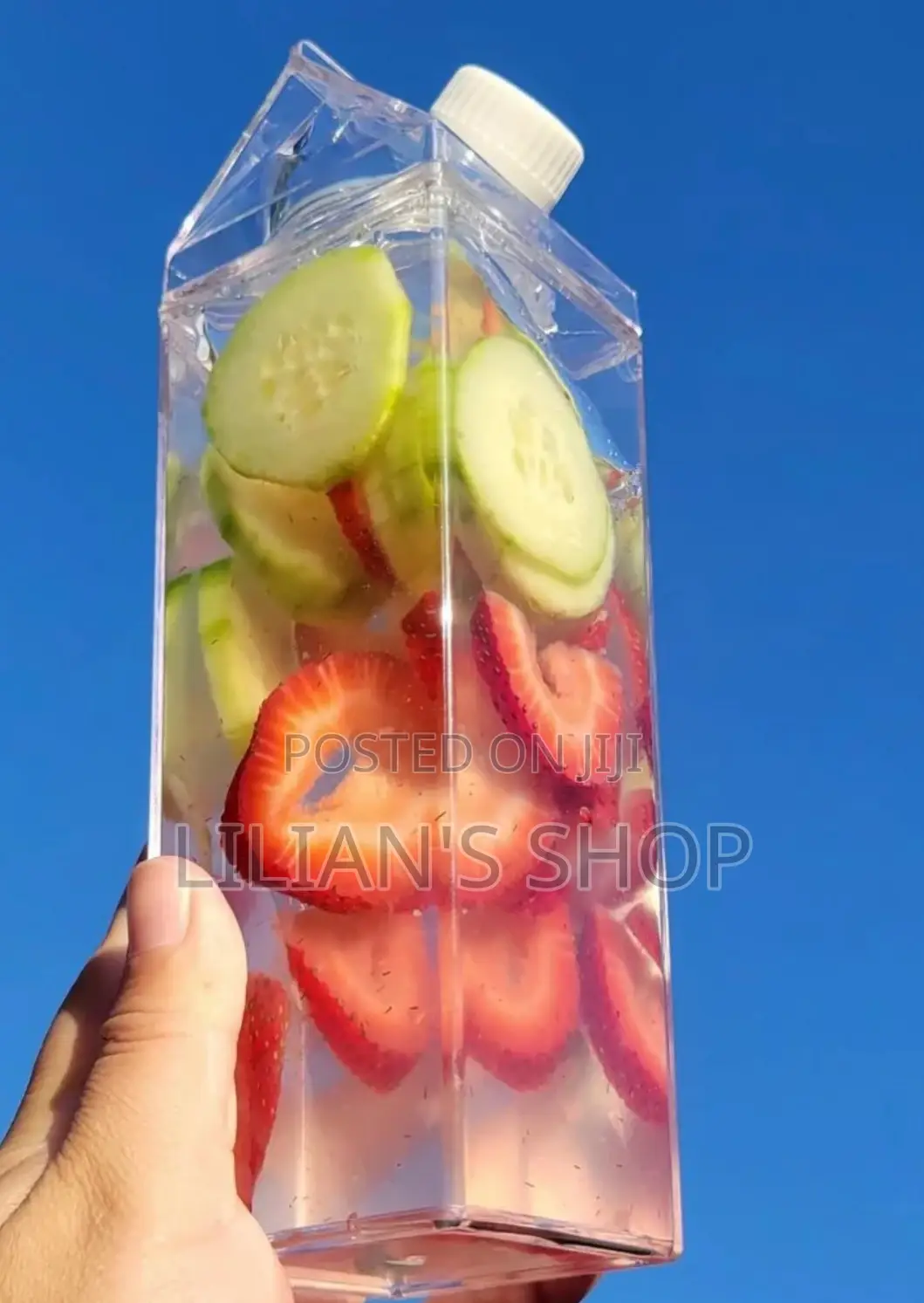 Transparent Milk Bottle Plastic Bottle Outdoor Drinking