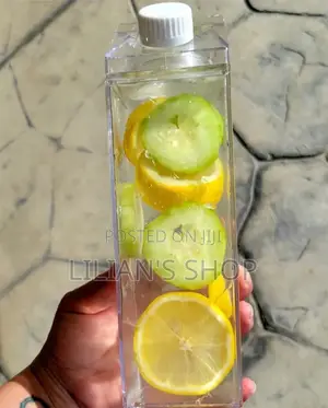 Transparent Milk Bottle Plastic Bottle Outdoor Drinking
