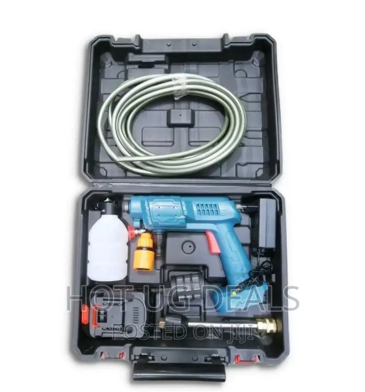 Rechargeable Portable Cordless Pressure Washers Gun With 2 Battery