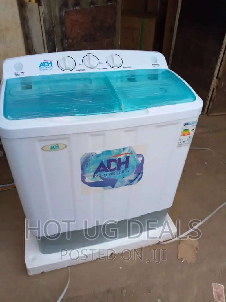 ADH 8kg Twin Tub Washing Machine – White