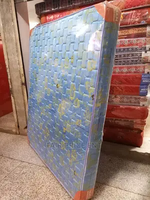 Mattress 6x6x7 Inches.Quilted Density.( Blue)