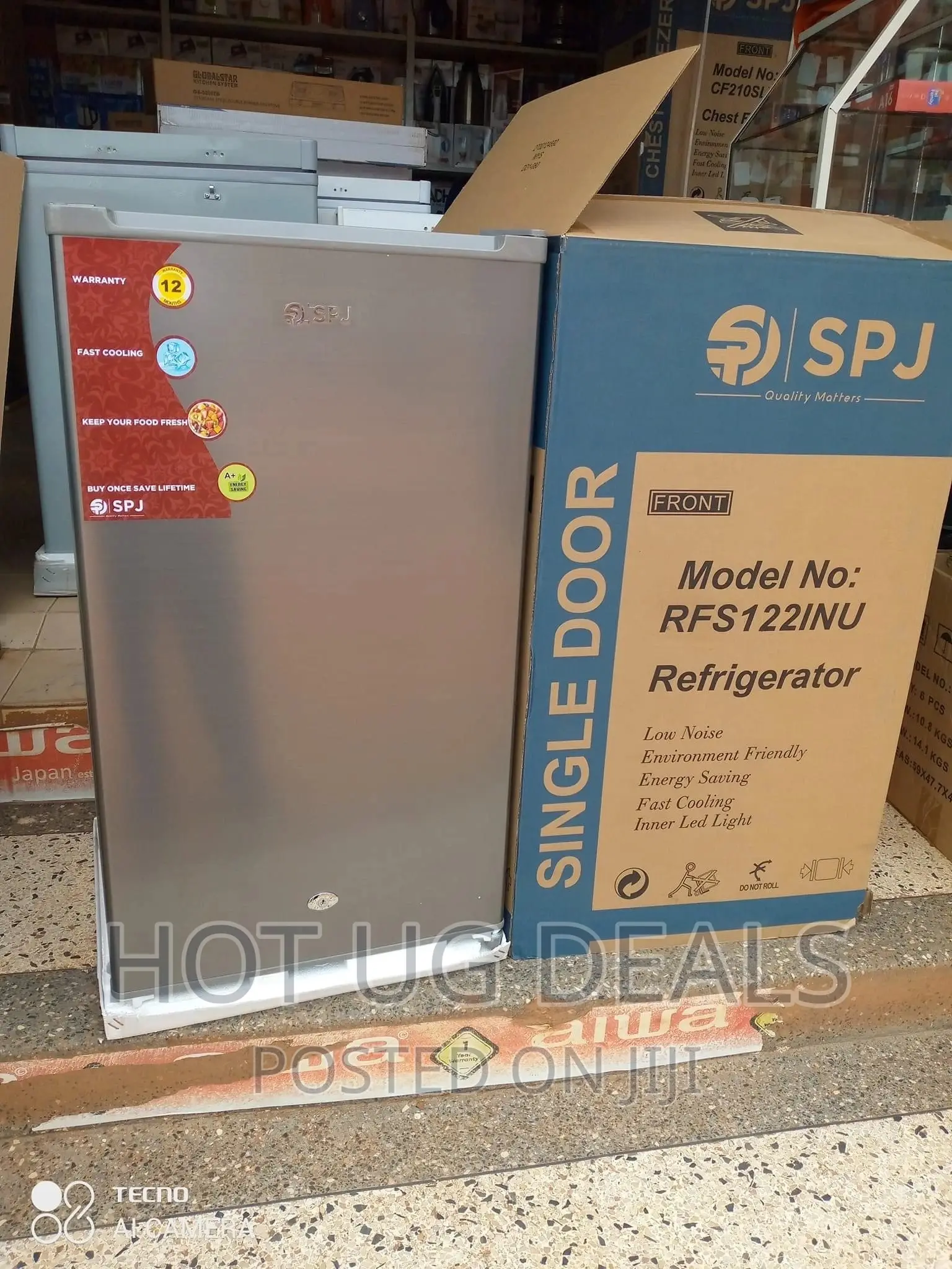 Sp 120 Litres Single Door Refrigerator Rf-blt129c – Black
