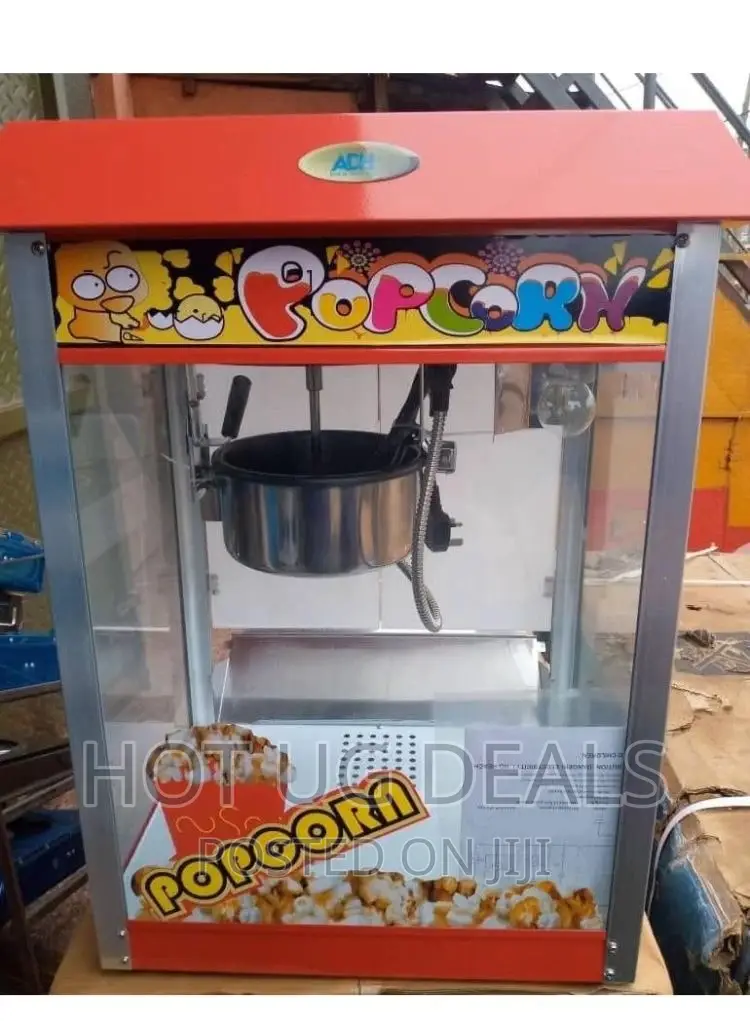 Commercial Electric Popcorn Maker Machine Movie – Red