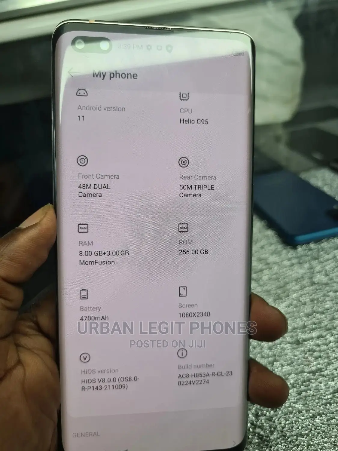 Tecno Phantom X 256 GB Blue