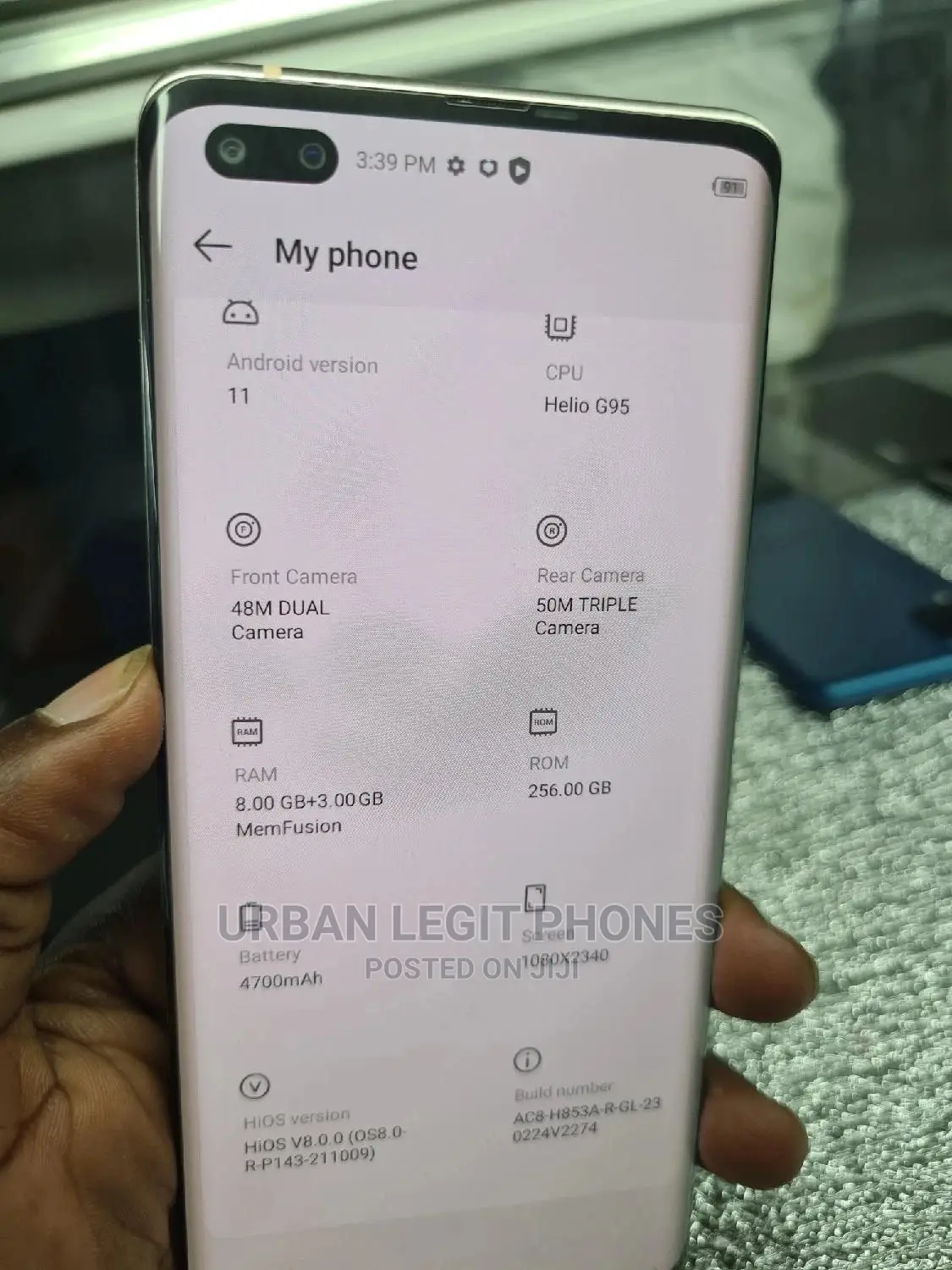 Tecno Phantom X 256 GB Blue