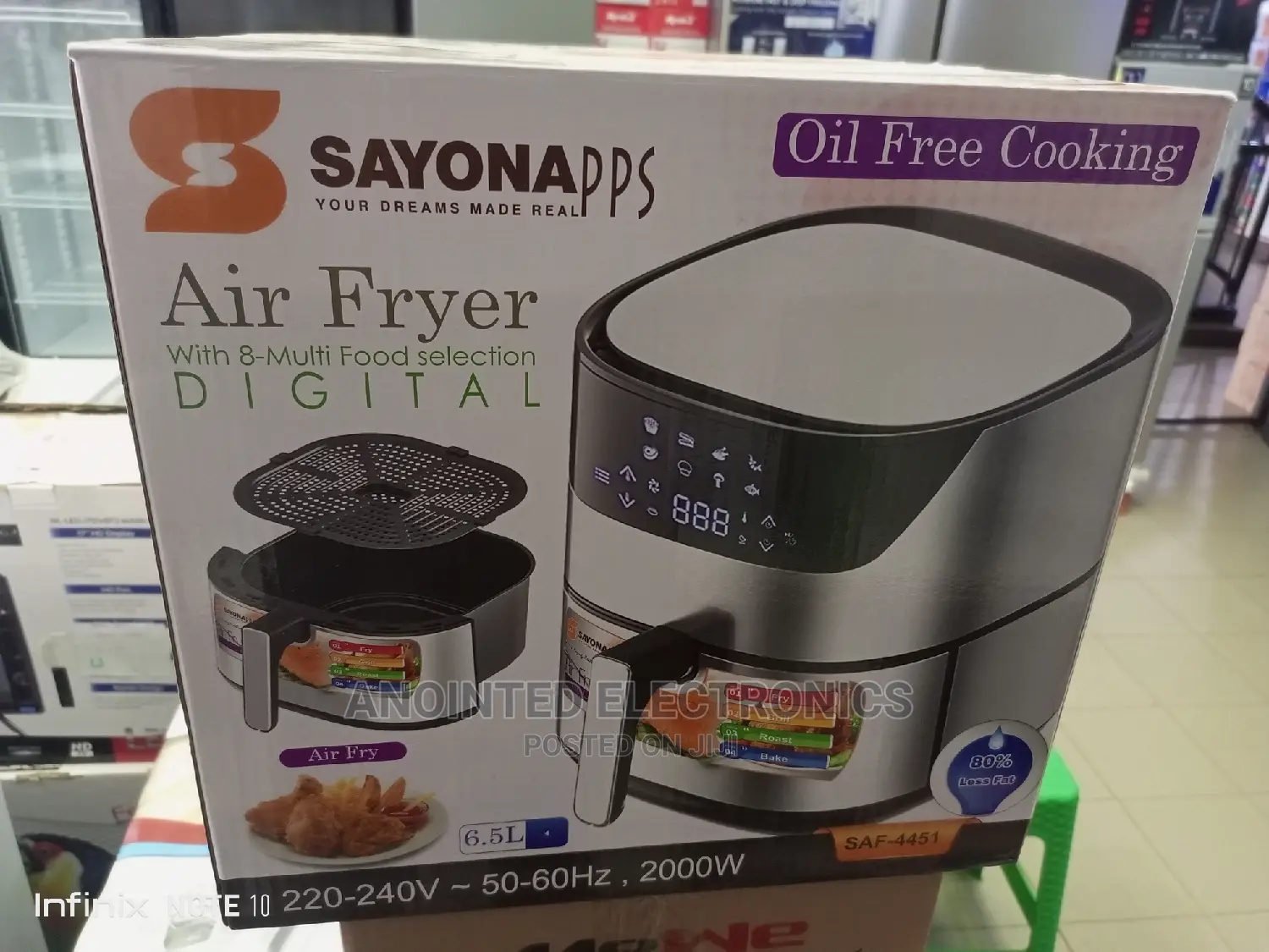 Sayona Air Fryer 6L