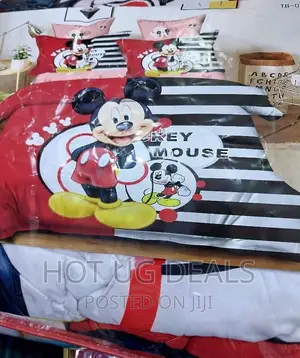 Photo - 4x6 3pcs Children's Mickey Mouse Duvet Set - Multicolour