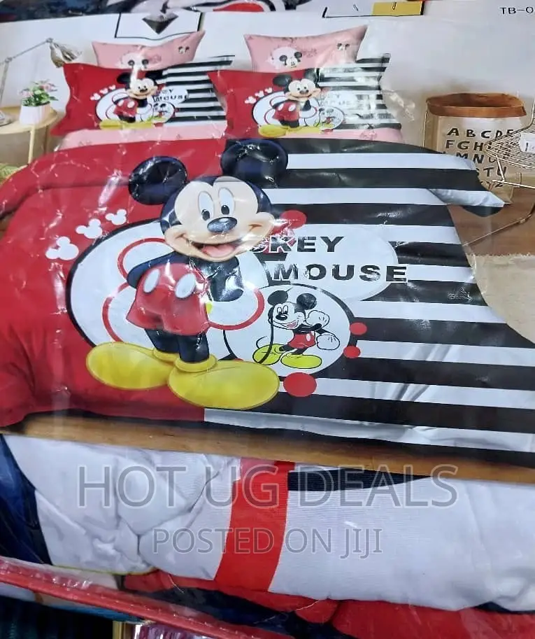 4x6 3pcs Children's Mickey Mouse Duvet Set - Multicolour