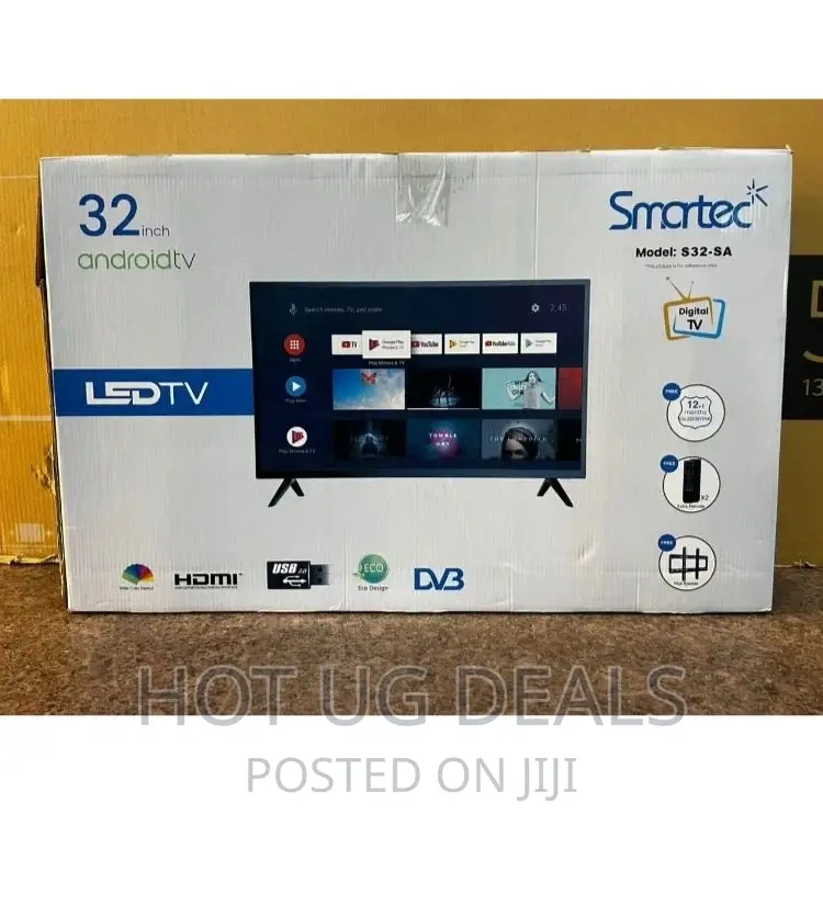 Smartec 32inch Smart Android Frameless Digital Tv – Black