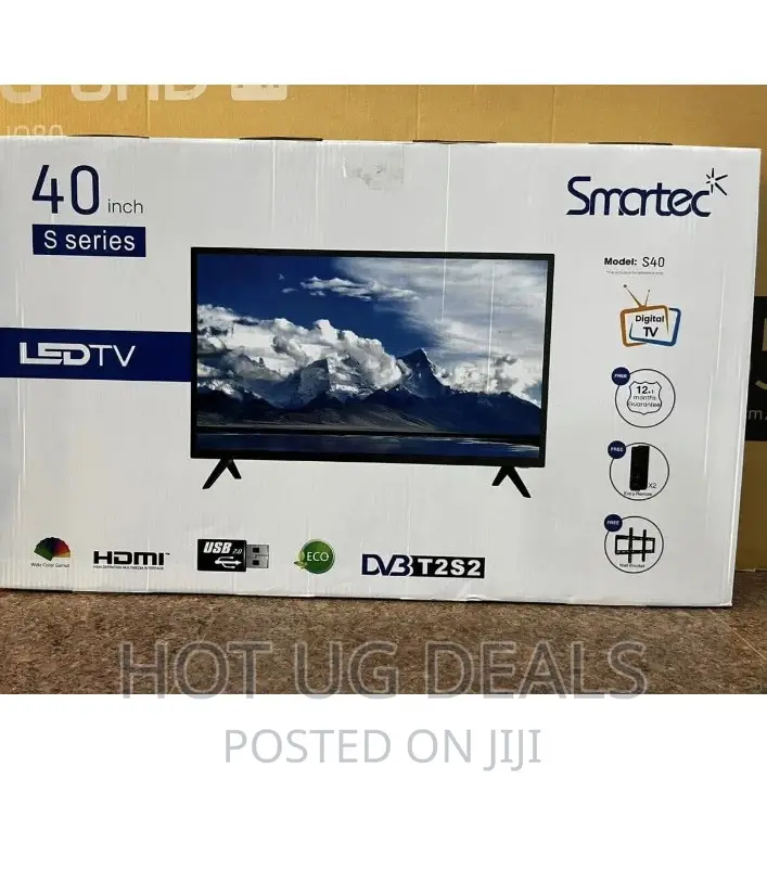 Smartec 40” Full Hd Led Digital Satelite Frameless Tv –Black