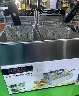 Pixel 12litres Electric Double Deep Fryers // 5kw // Yf-82