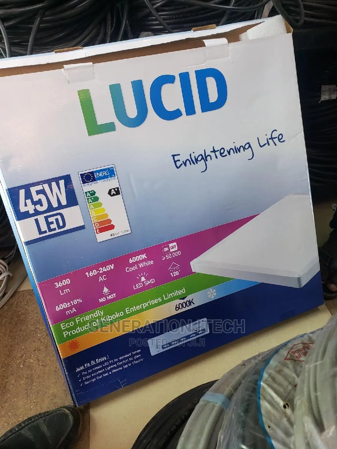 Lucid Led Panel Light 60x60 - 45 Watts