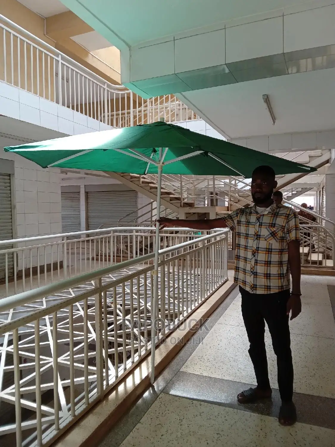 2.2m Wide Garden Umbrella