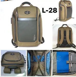 Anti Theft Travel Laptop Book Bag Backpack 18inch - Black