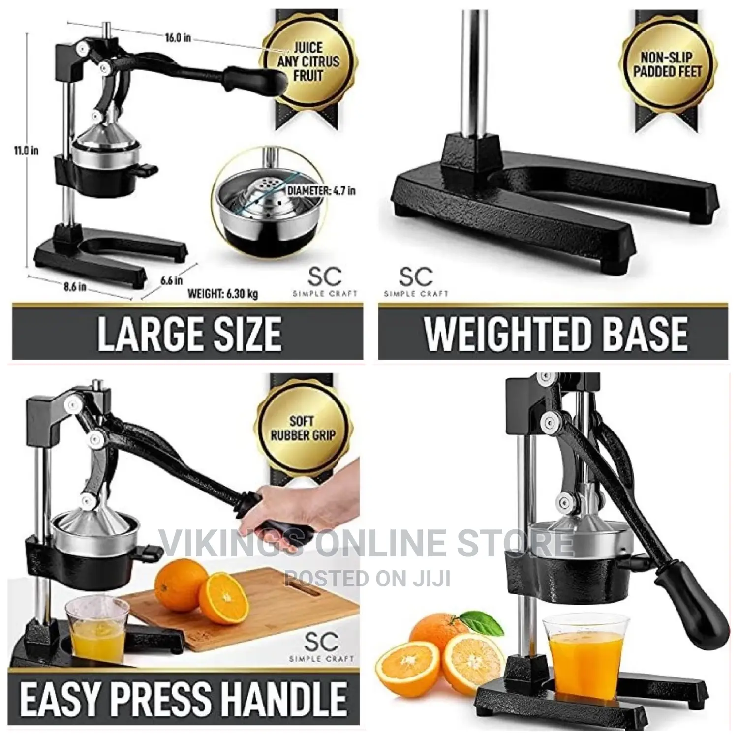 Commercial Manual Citrus Juicer