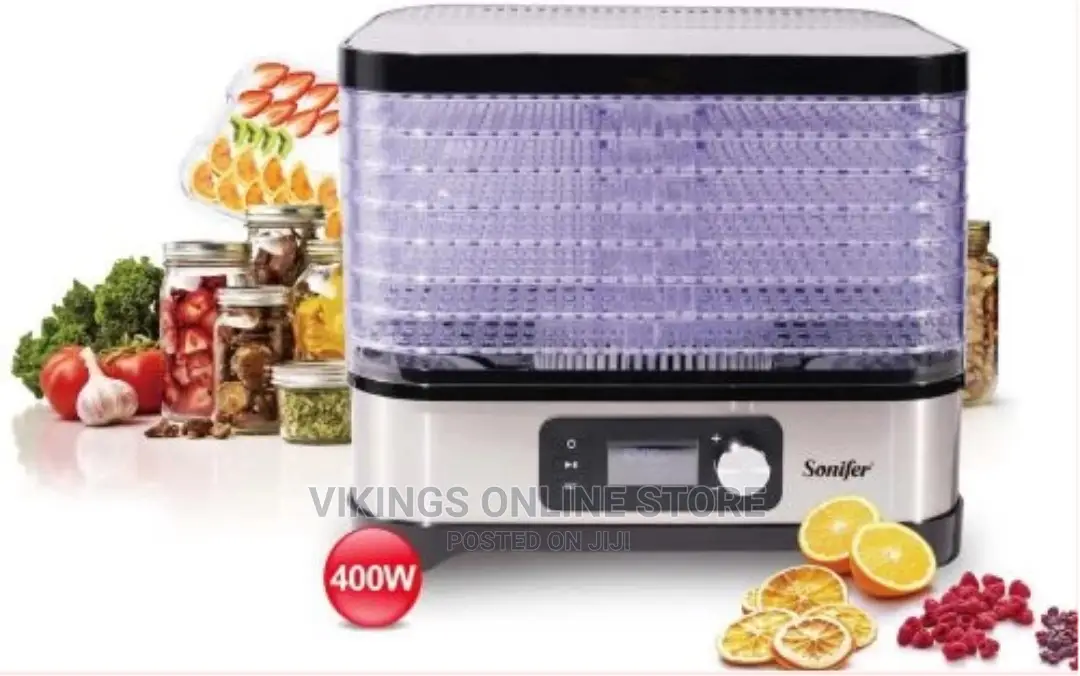 Sonifer 8 Tray Dry Fruit, Vegetable Meat Food Dehydrator