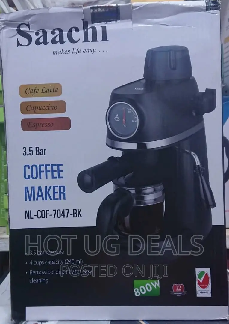 Saachi 3.5bar Coffee Maker Nlcof 7054 -black