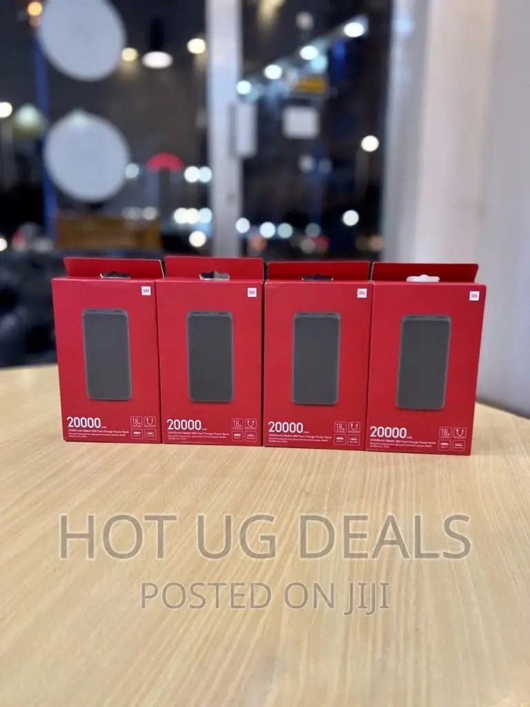 XIAOMI 20000mah Redmi MI Power Bank Fast Charge- Based Black
